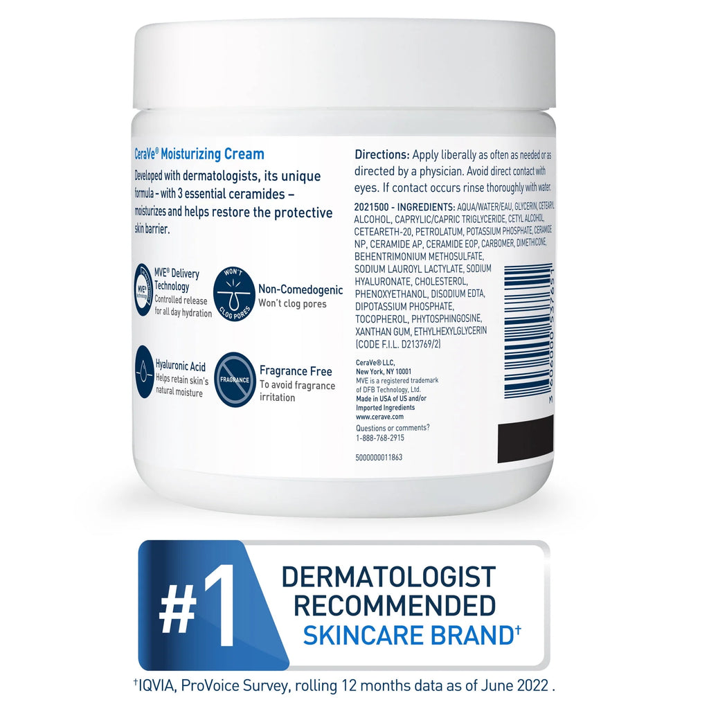 Moisturizing Cream Face & Body Moisturizer 12 oz U4631