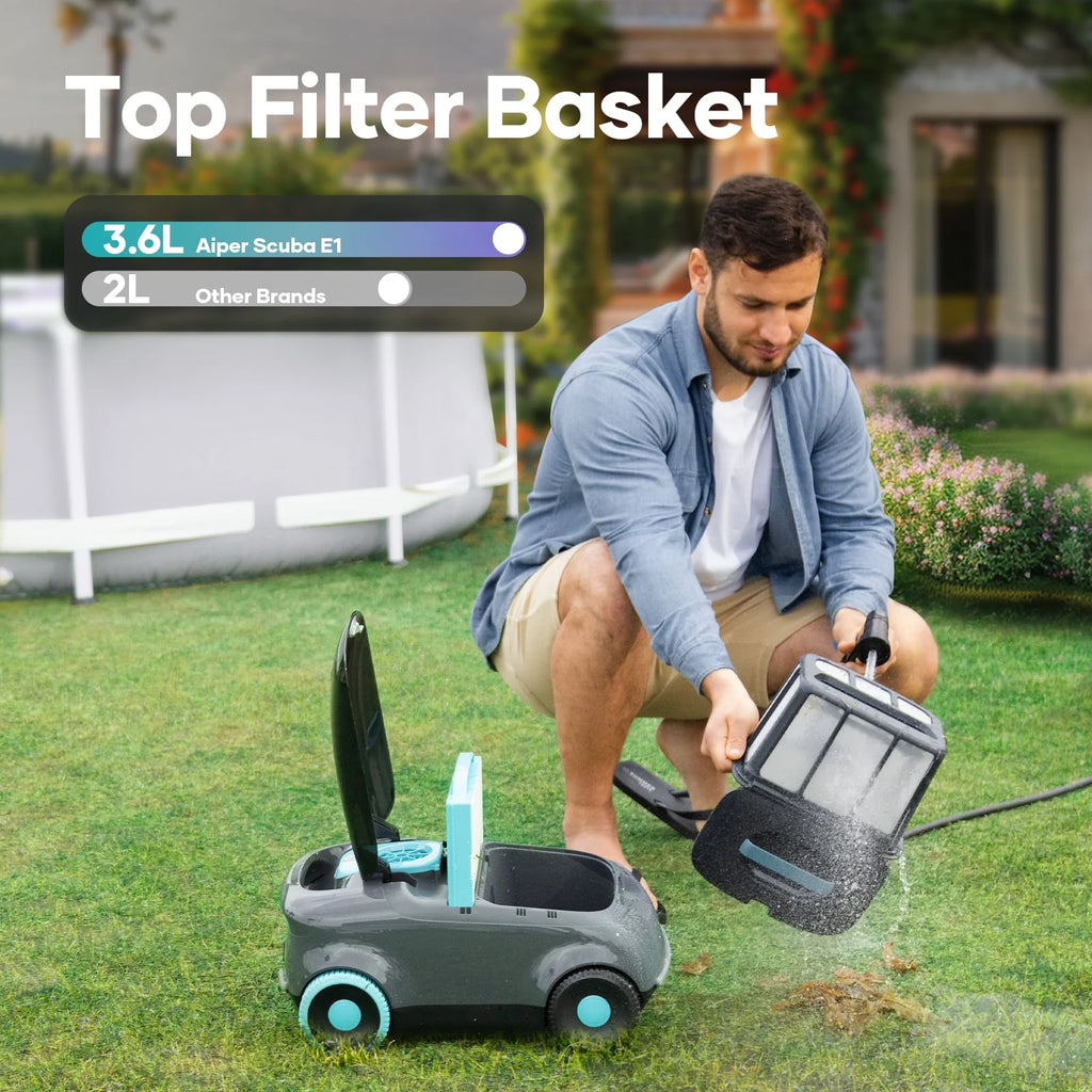 Cordless Robotic Pool Cleaner E891677