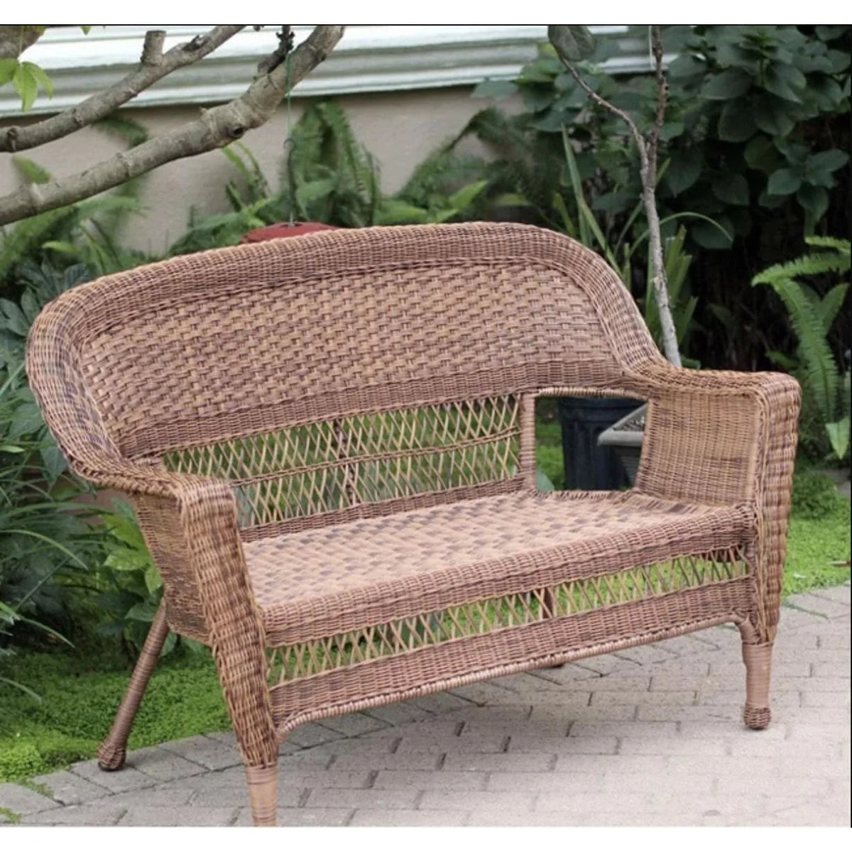 Wicker Patio Love Seat X2395