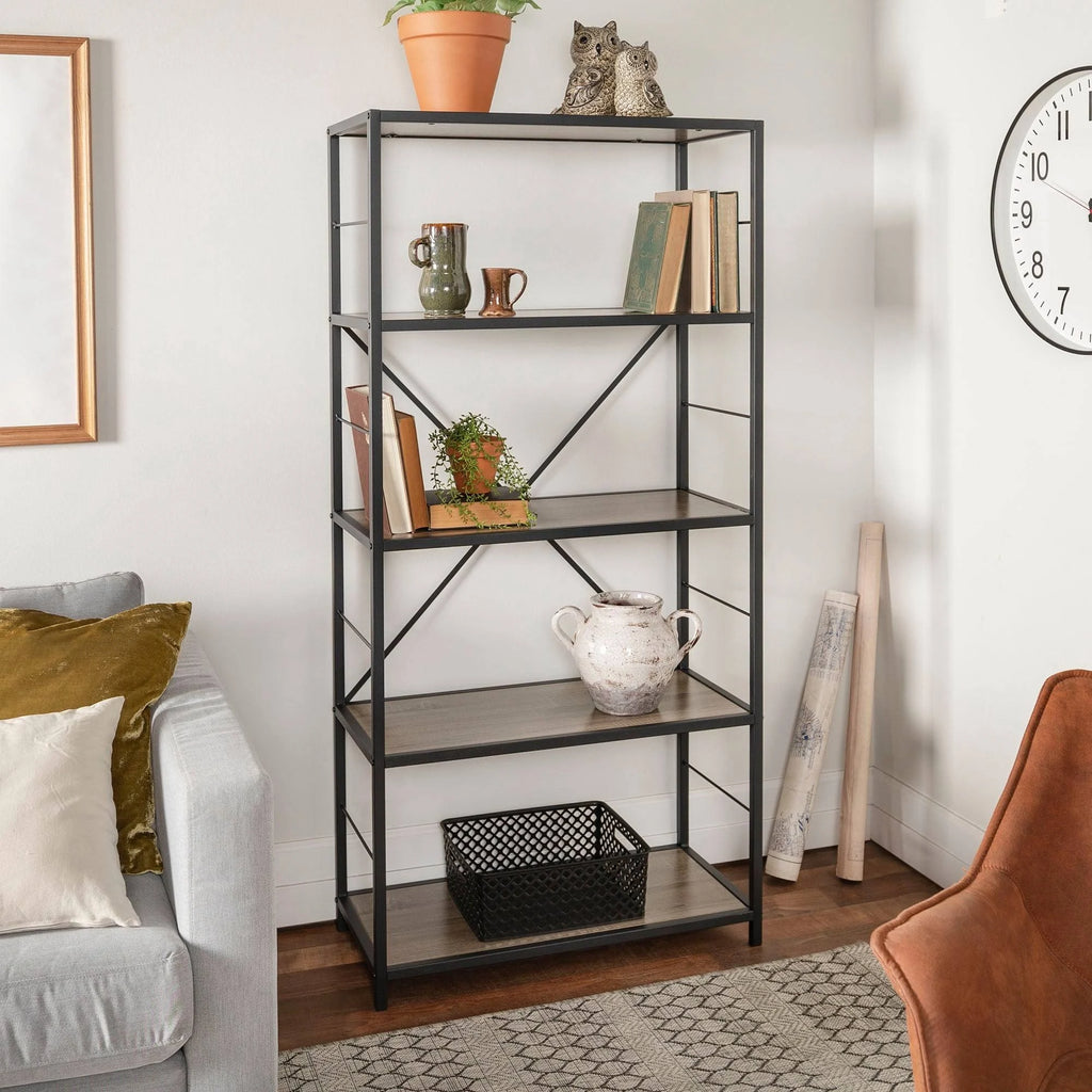Industrial Rustic Bookshelf C6862
