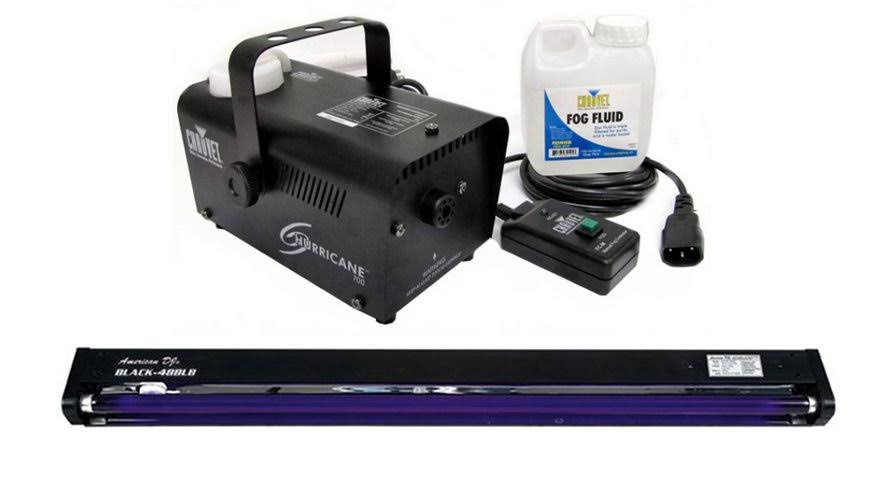 Fog Machine + UV Blacklight C15794