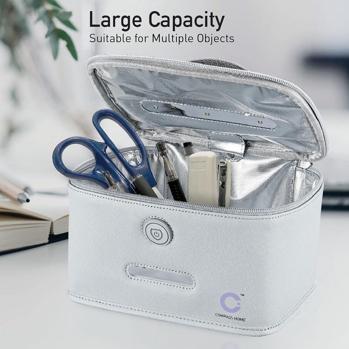 Portable UV-C LED Sanitizer Case with Child Lock E921
