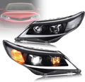 LED Projector Headlights with LED DRL & Halogen High Beam D66919
