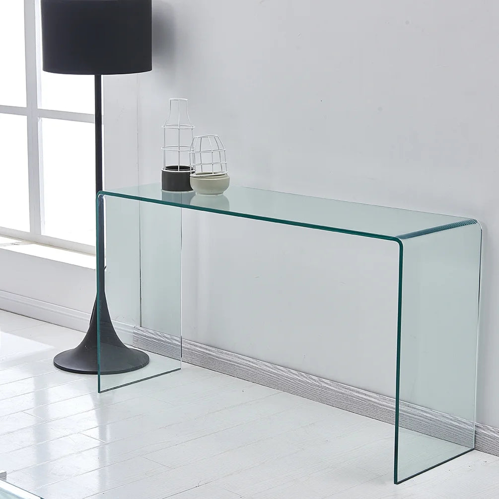 Transparent Tempered Glass Console Table S915907
