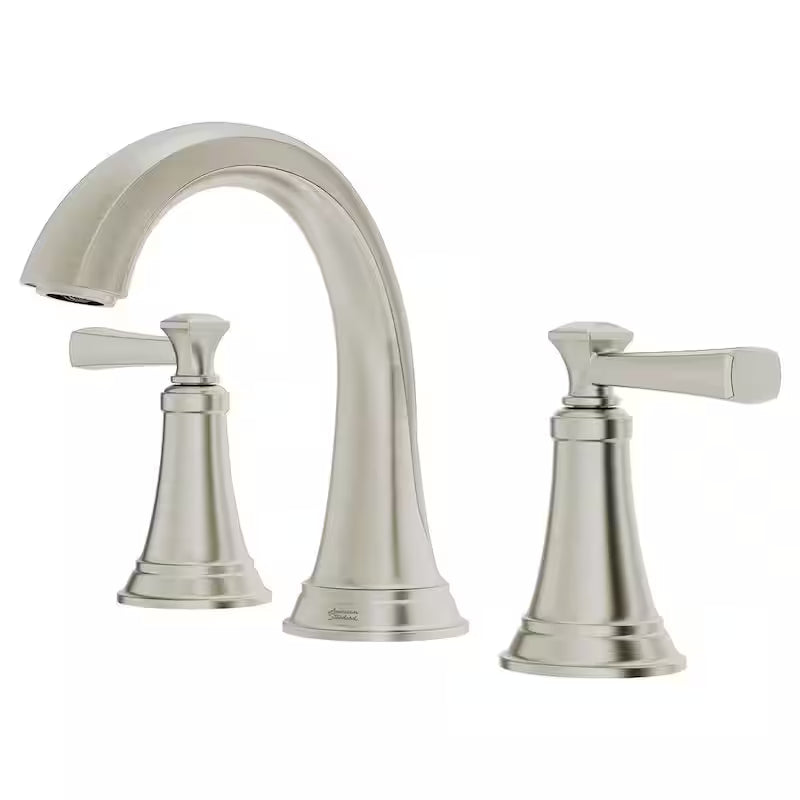 8 in. Widespread Double Handle Bathroom Faucet in Brushed Nickel (2-Pack) G2597