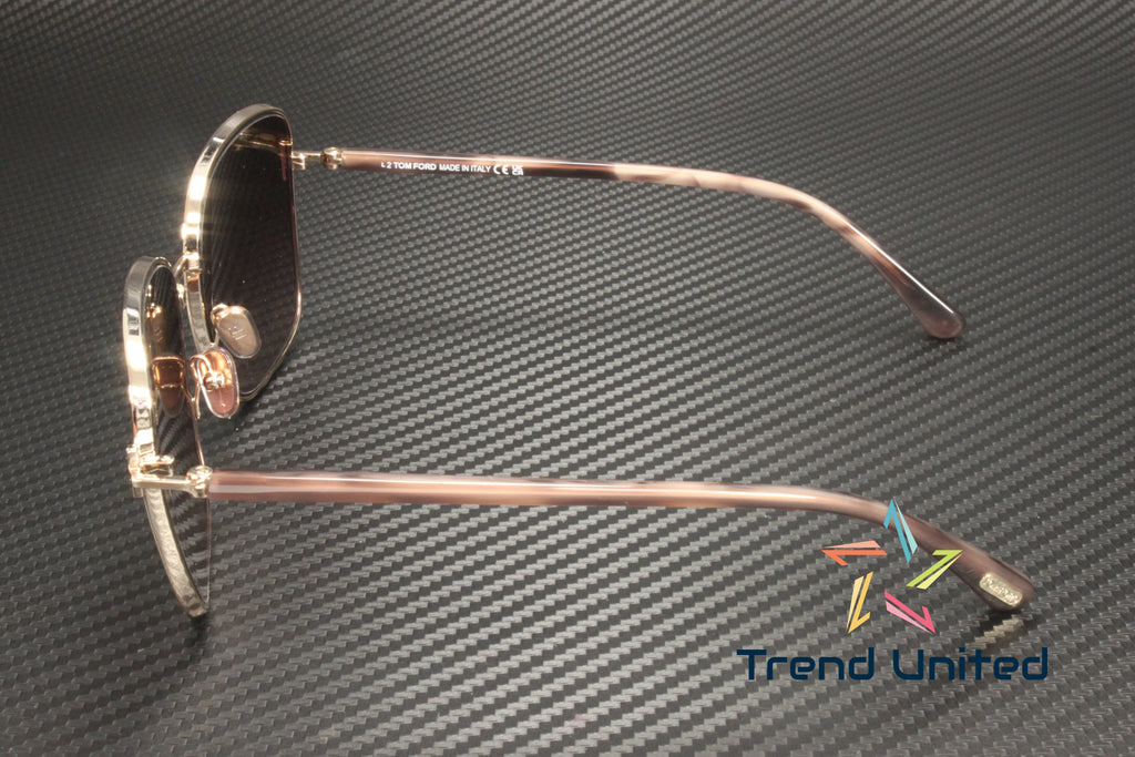 Rose Gold Metal Sunglasses C48603