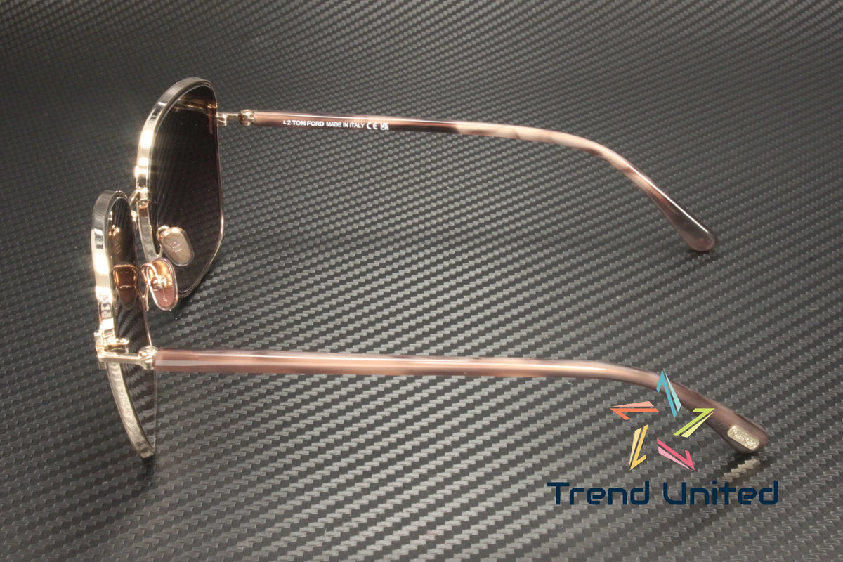 Rose Gold Metal Sunglasses C48603