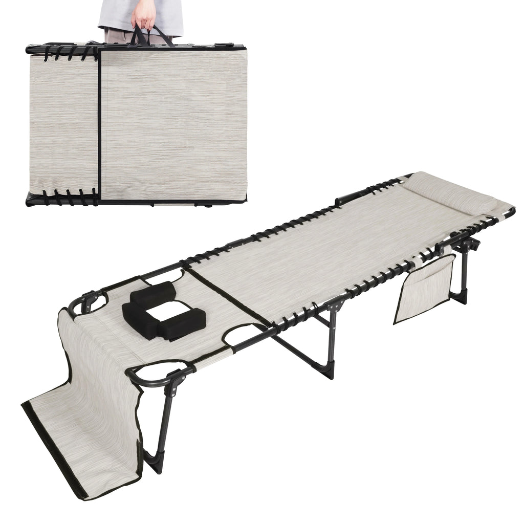 5-Position Adjustable Tanning Chair with Face & Arm Hole K615