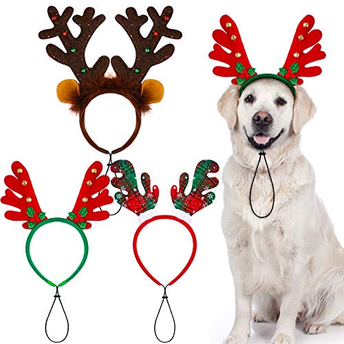 3 Pack Christmas Dog Headband N333