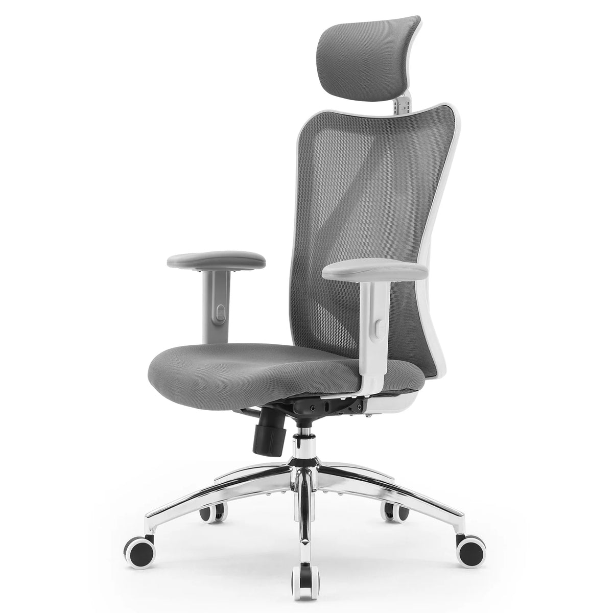 Black Ergonomic Mesh Office Chair with Adjustable Lumbar Support H20050