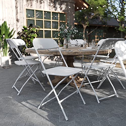 White Plastic Folding Event Table E5518