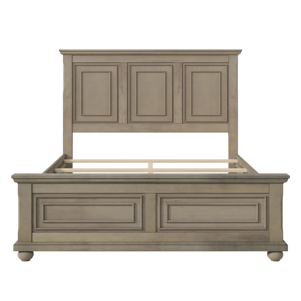 Queen Bed with Pinewood Design Y2241