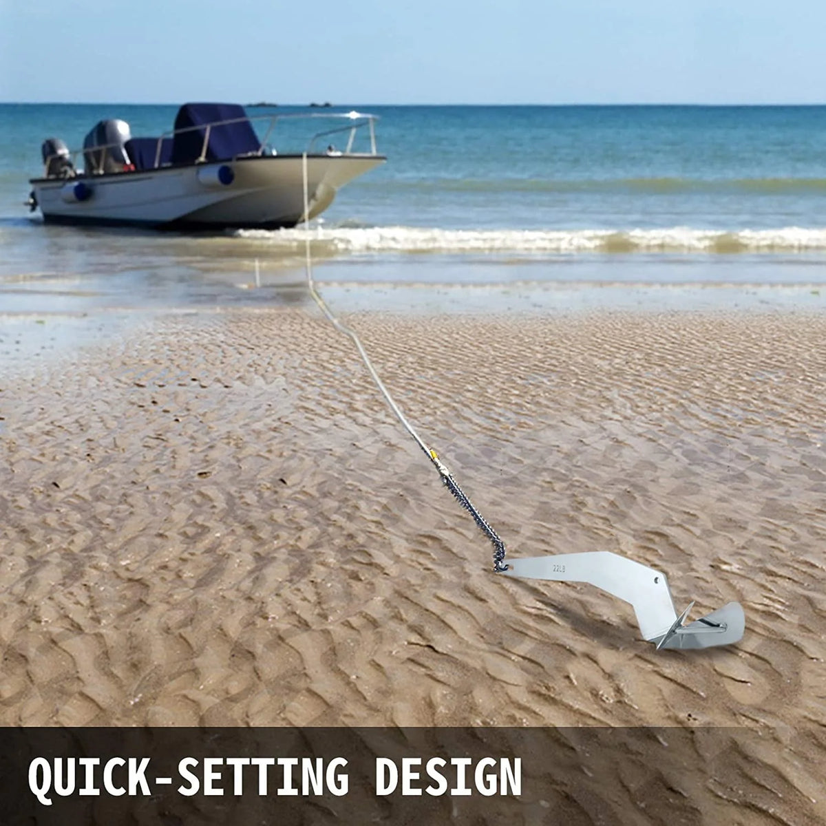 22 lb 316 Stainless Steel Boat Anchor N610