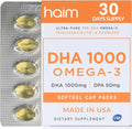 1000mg DHA 1100mg Omega-3 Fish Oil W68490