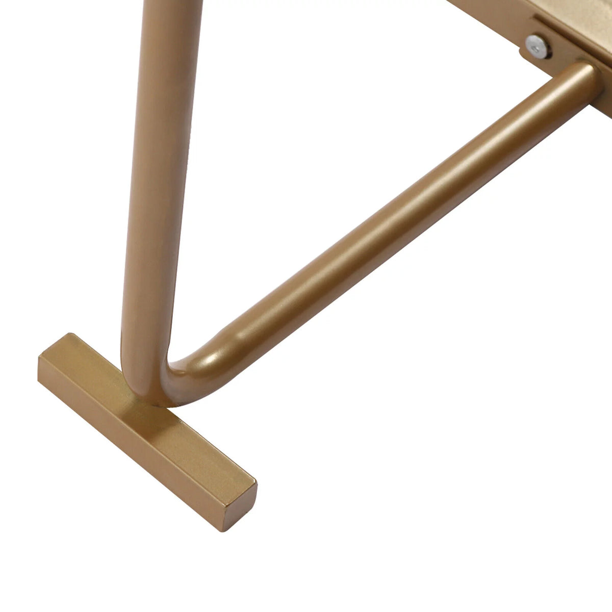 Gold Metal End Table 24 inch C229517