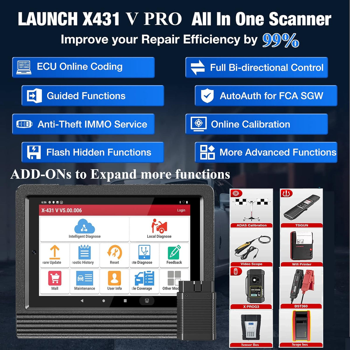 Bi-Directional Car Diagnostic Tool V28871