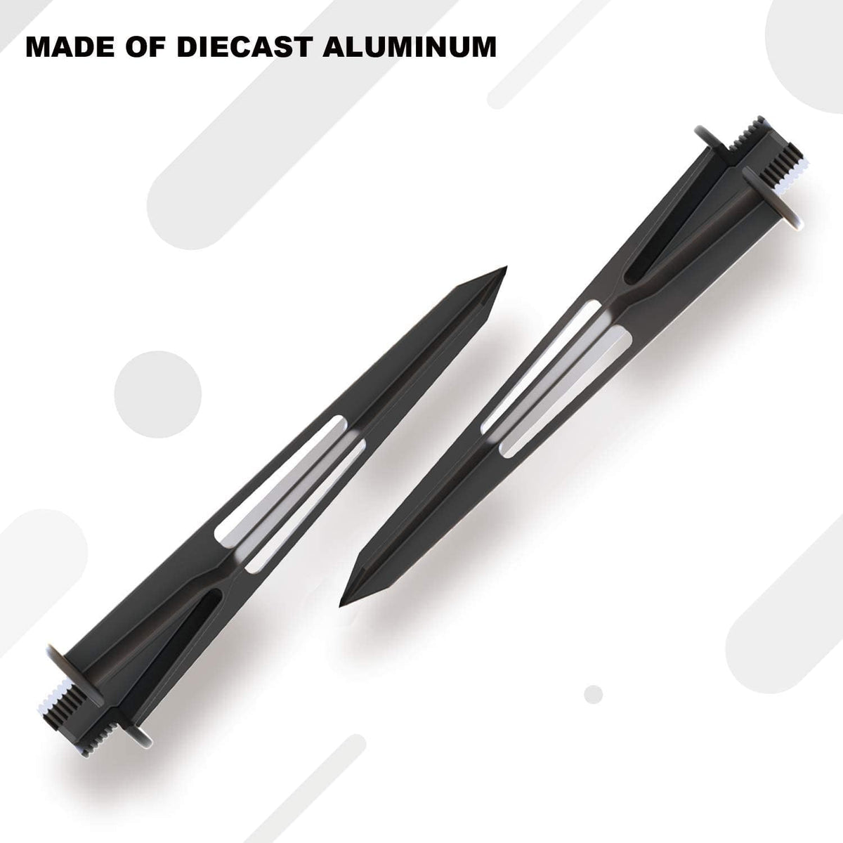 Metal Ground Spike Stake Replacement 3/4 IN-14 NPSM Male Thread E66817