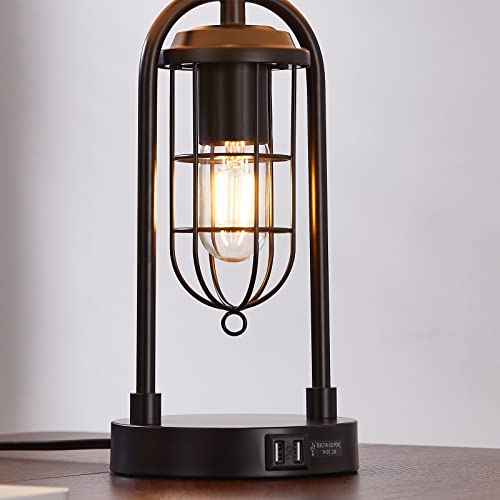 21'' Table Lamps Set of 2 with Night Light and USB Port G39609