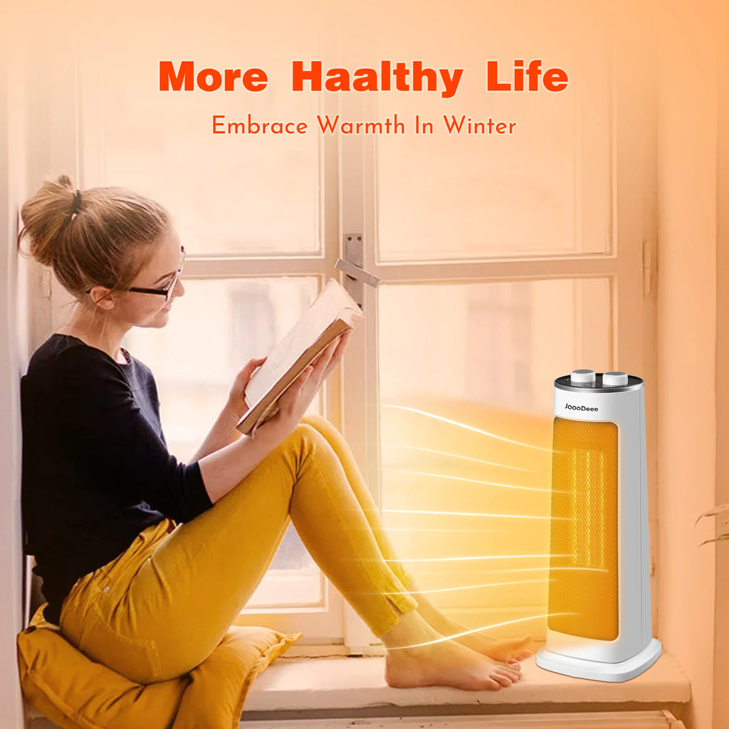 17" 1500W 1000W Oscillating Ceramic Space Heater F554