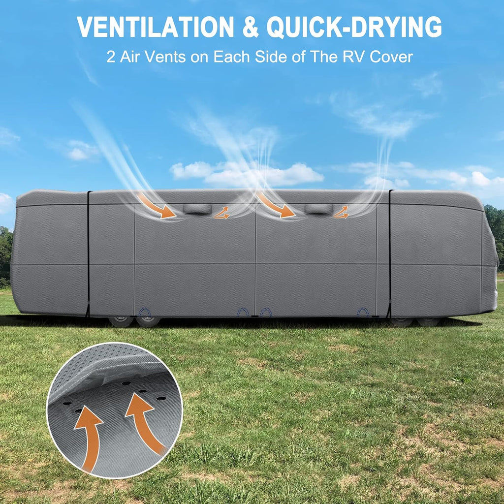 Heavy Duty RV Cover for 31'-34' Motorhome T4758