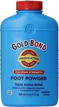 Medicated Foot Powder 4 oz 3 Pack G7881
