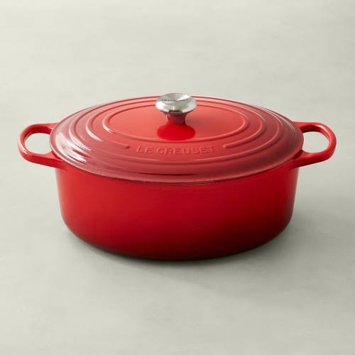 Cast Iron 6.75-Quart Deep Teal Oval Dutch Oven I999331