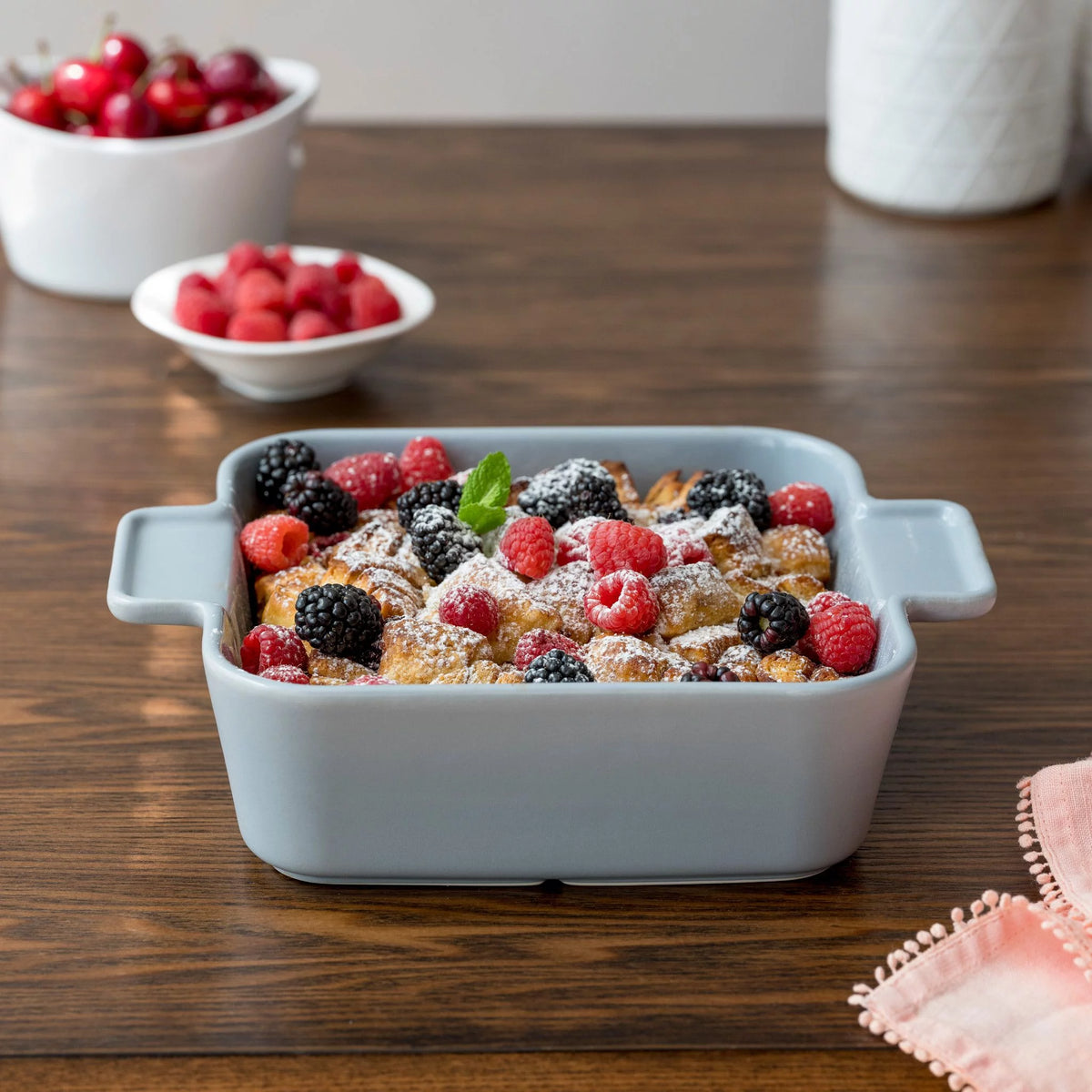 Ash Stoneware 2-quart Baker G70929