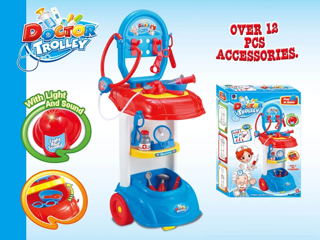 Doctor Trolley Playset Pretend Play Toy Z9220