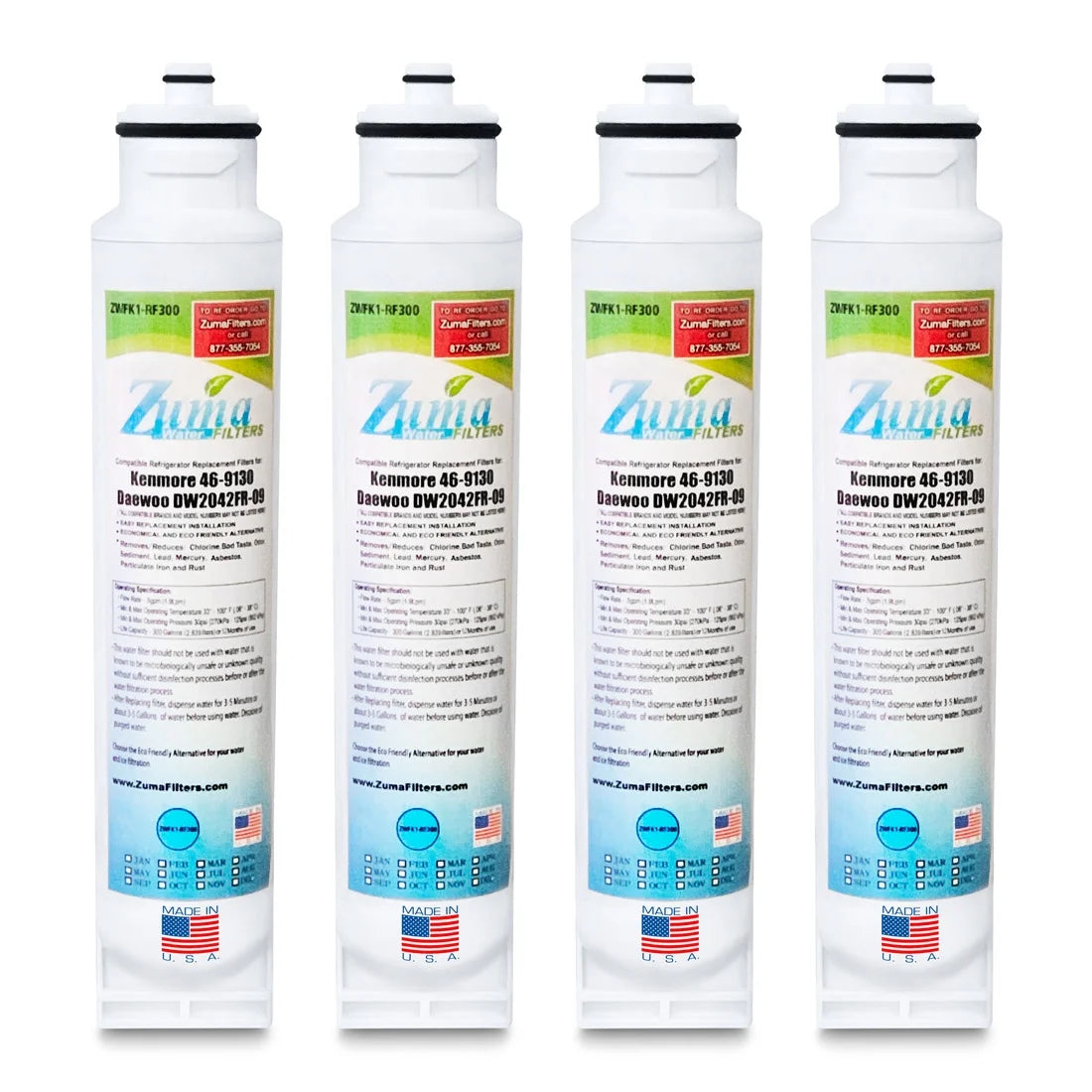 Water and Ice Filter 4 Pack T906