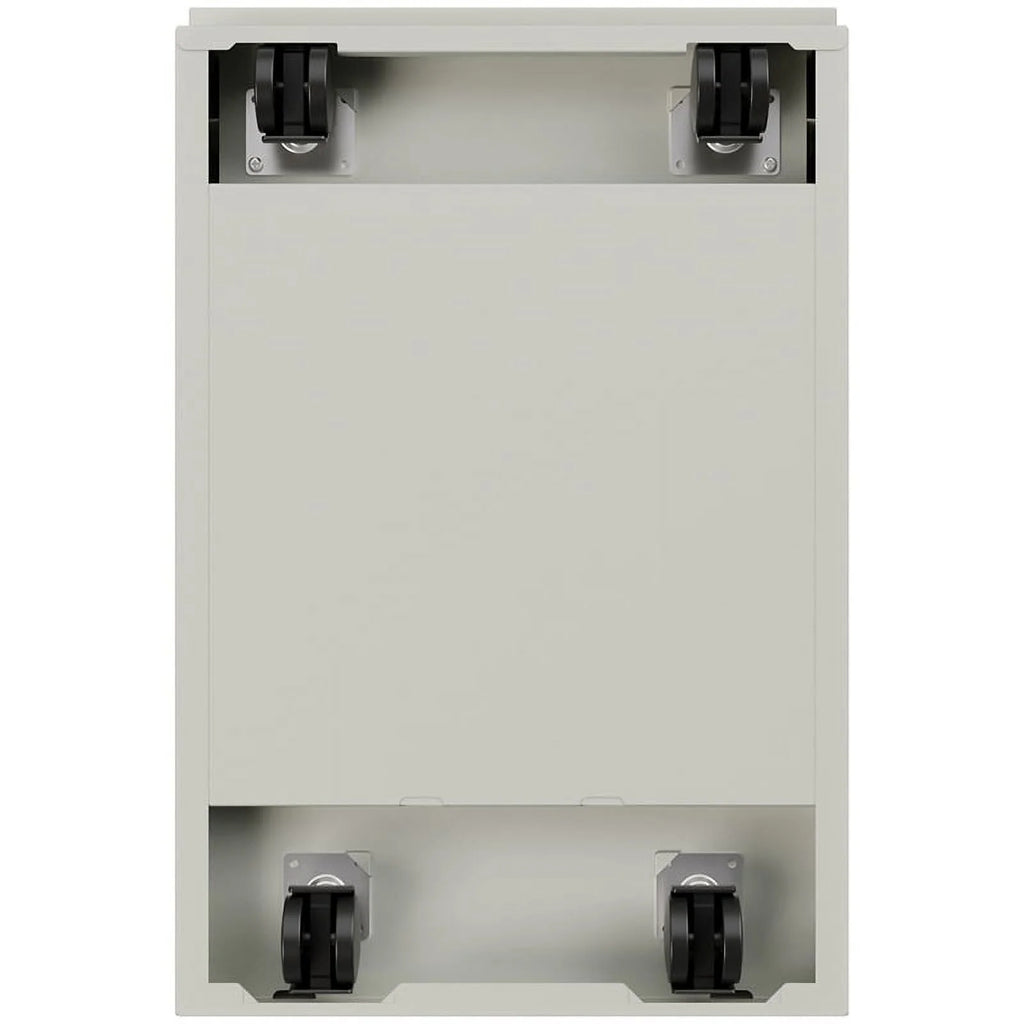 Light Gray 2-Drawer Metal Mobile File Cabinet P5368