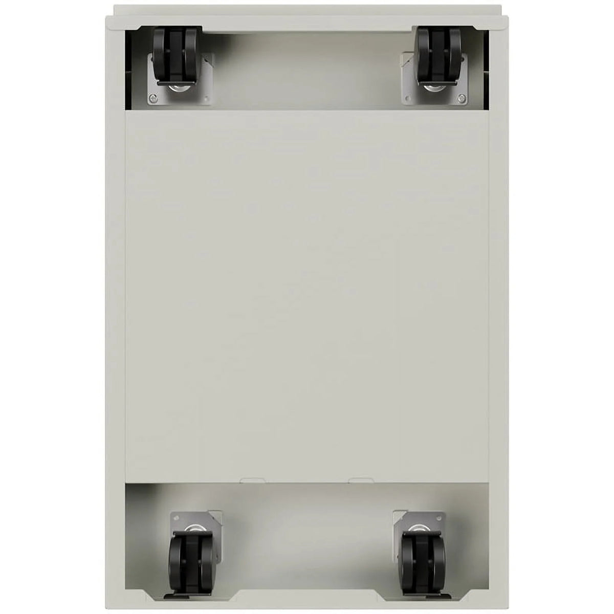 Light Gray 2-Drawer Metal Mobile File Cabinet P5368