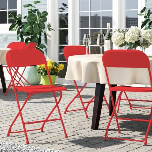 Black Plastic Folding Chairs 10 Pack O3767