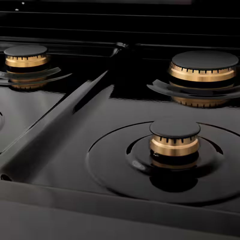 4 Burner Dual Fuel Range with Brass Burners R69829