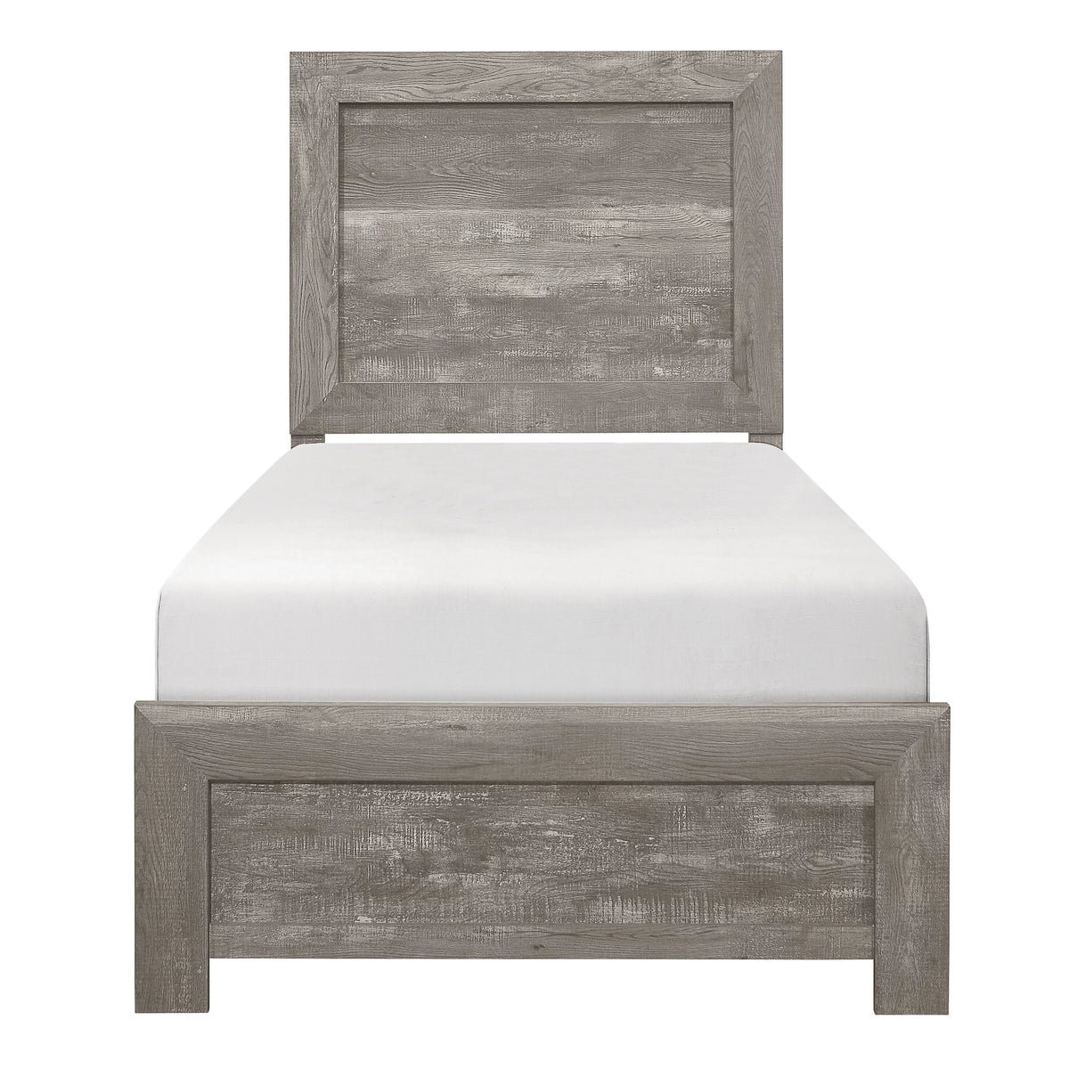 Twin Size Gray Bed Y74670