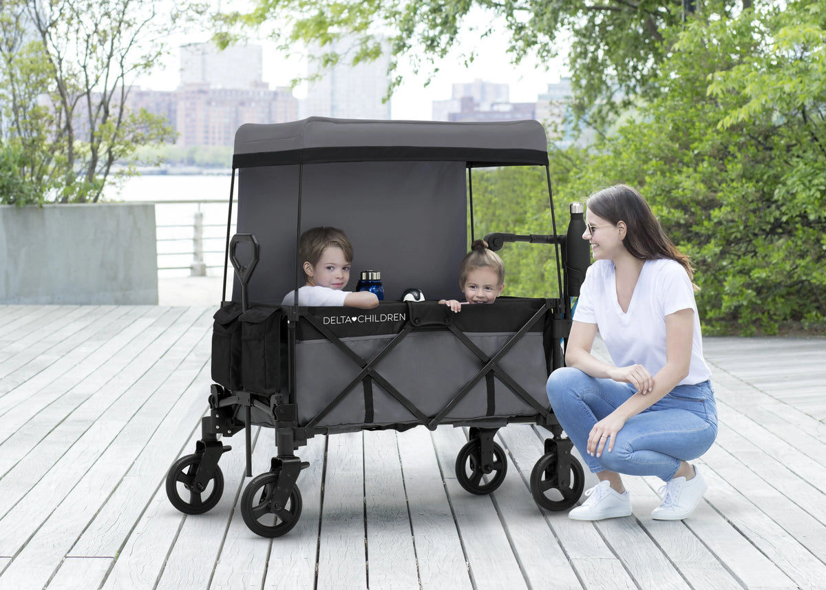 Grey/Black Stroller Wagon W18451