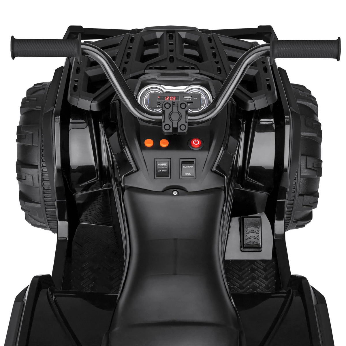 Black Kids ATV Quad Ride-On Car D371