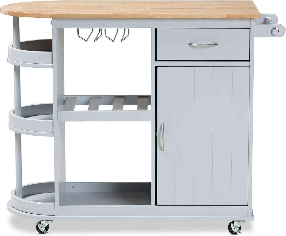 Light Grey Natural Trolleys and Carts W281