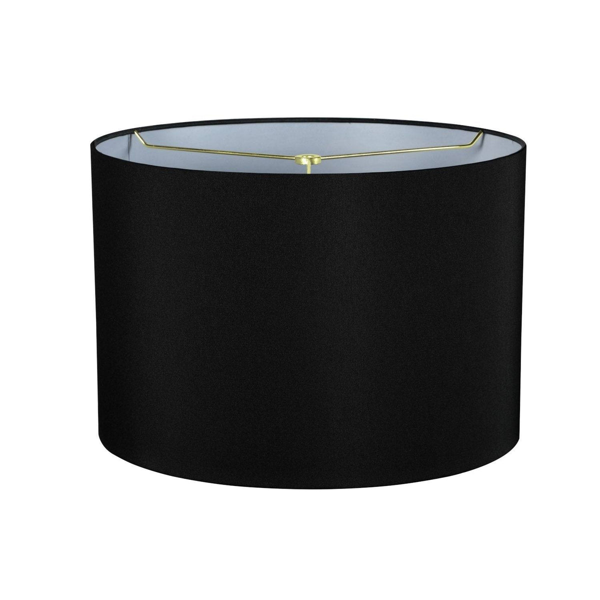 Black 16 inch Wide Drum Lamp Shade D845072