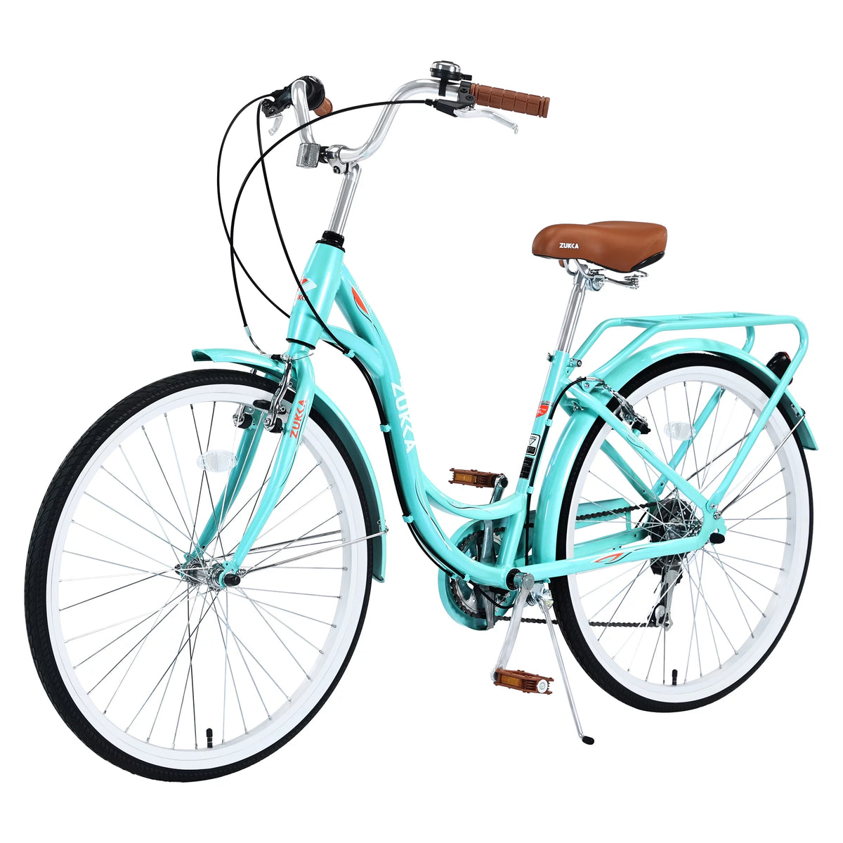 26 inch 7 Speed Steel Frame Girls Bicycle O130