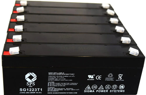 12V 2.3 Ah Replacement Battery 6 Pack R992535