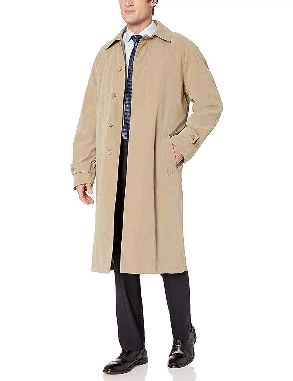 Taupe Full Length Raincoat D15799