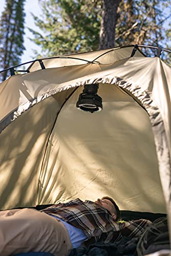 Black Camping Lantern with Fan U201428