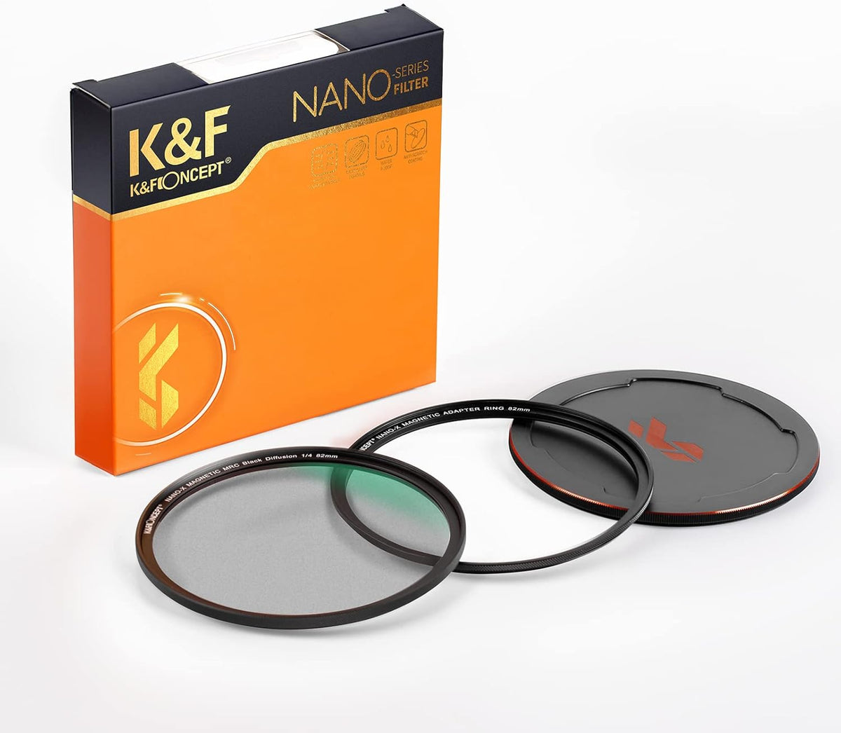 72mm Magnetic Black Soft Diffusion 1/4 Filter Kit T2731