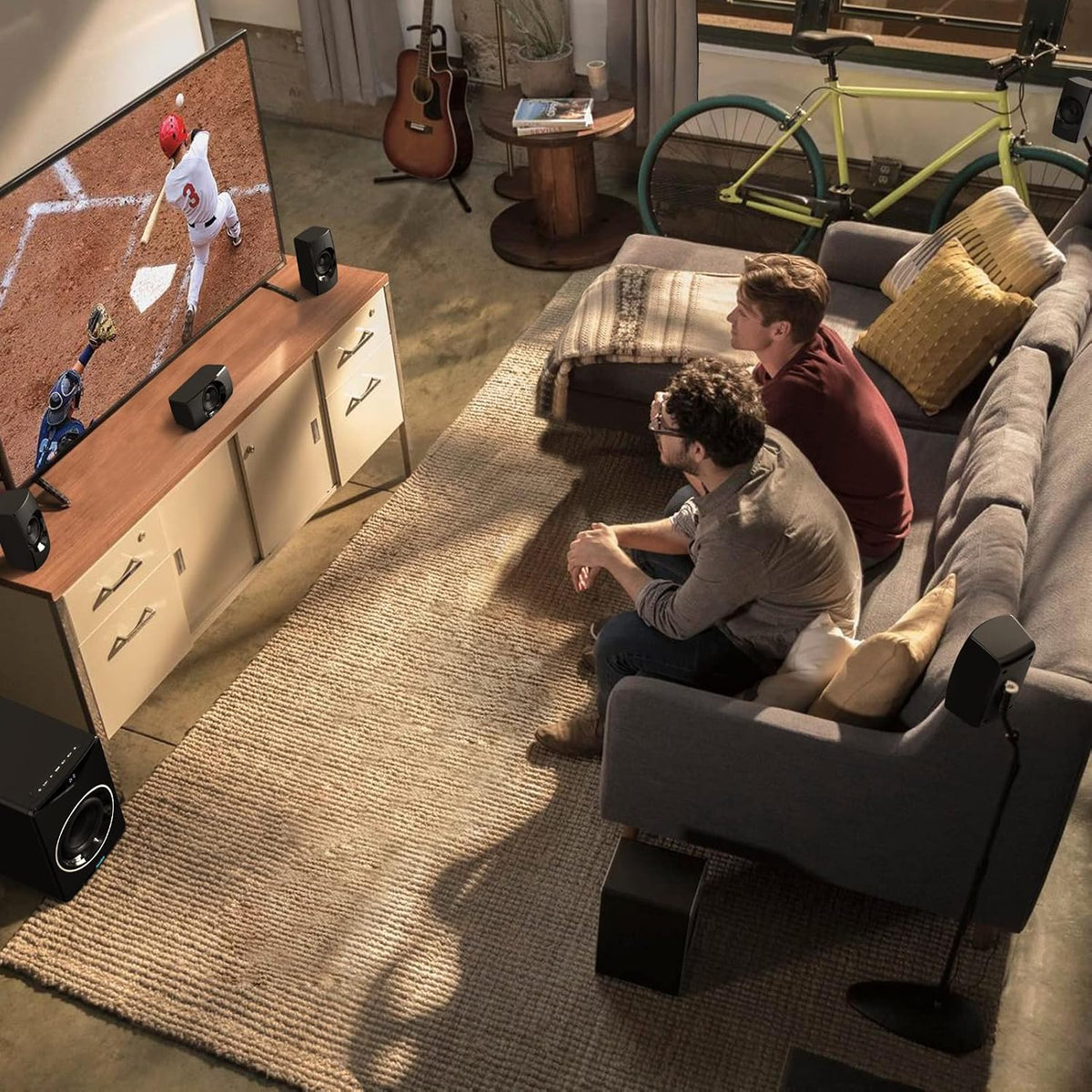Bluetooth 5.1 Channel Surround Sound System with Subwoofer I6287
