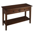 2 Drawer Sofa Table with Shelf B228