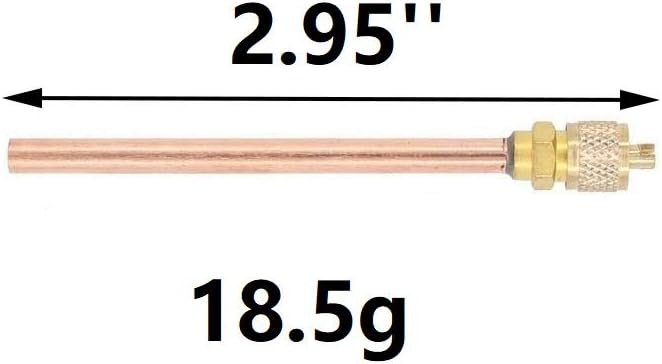 Service Access Valve 1/4 SAE Brass and Copper T86000