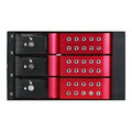 Red 2x5.25 to 3x3.5 SAS/SATA Trayless Hot-Swap Cage S816