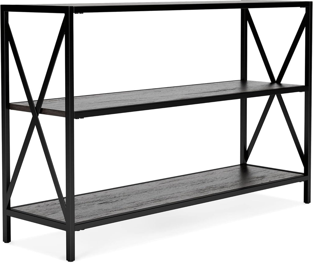 Black 3-Tier Bookcase P54853