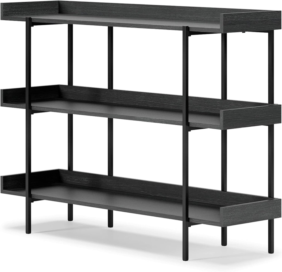 Black 3-Tier Bookcase P54853