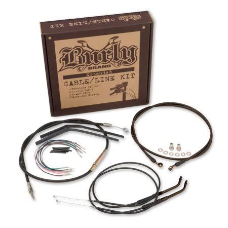Black Vinyl Extended Cable/Brake Line Kit Q9499